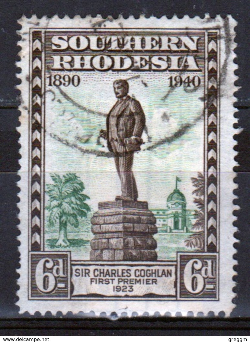 Southern Rhodesia 1940  Single 6d Stamp From The British South Africa Company Golden Jubilee Set. - Südrhodesien (...-1964)