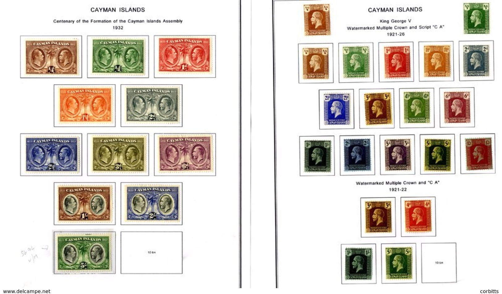 1917-1980's M Collection In A Ring Binder Incl. 1912-20 Vals To 10s, 1921-26 MSCA Set, 1921-22 MCCA To 5s, 1932 Centenar - Autres & Non Classés