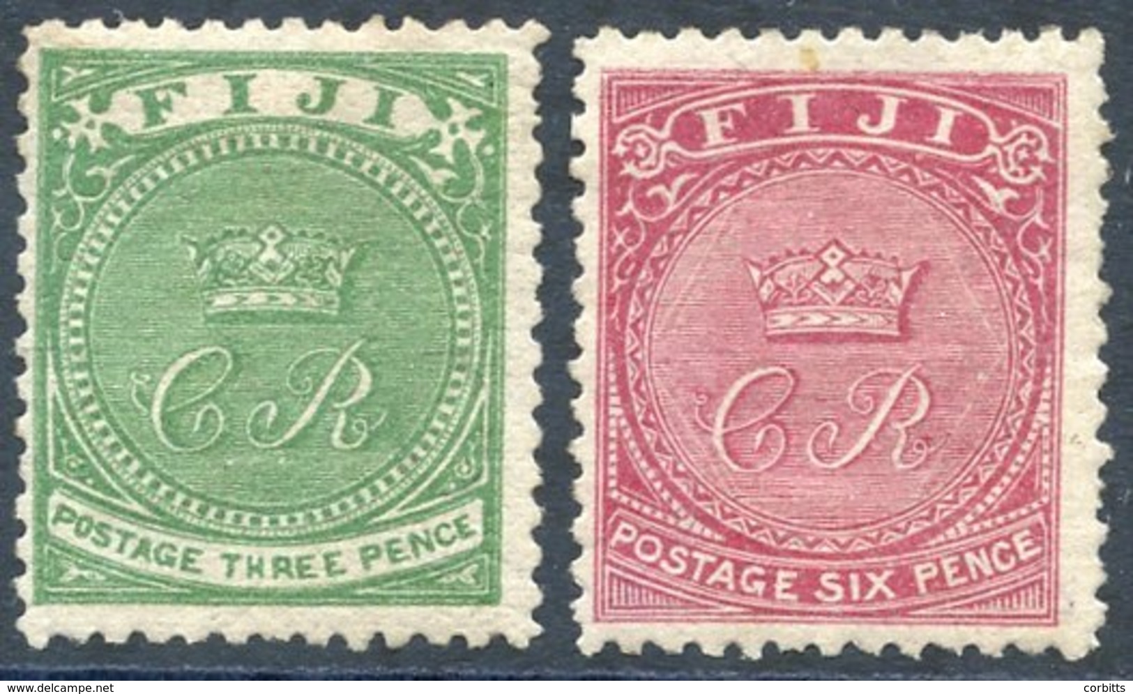 1871 Wove Paper 3d Pale Yellow-green & 6d Rose, Odd Short Perfs O/w Fine M Examples, SG.11/12. Cat. £280 - Sonstige & Ohne Zuordnung