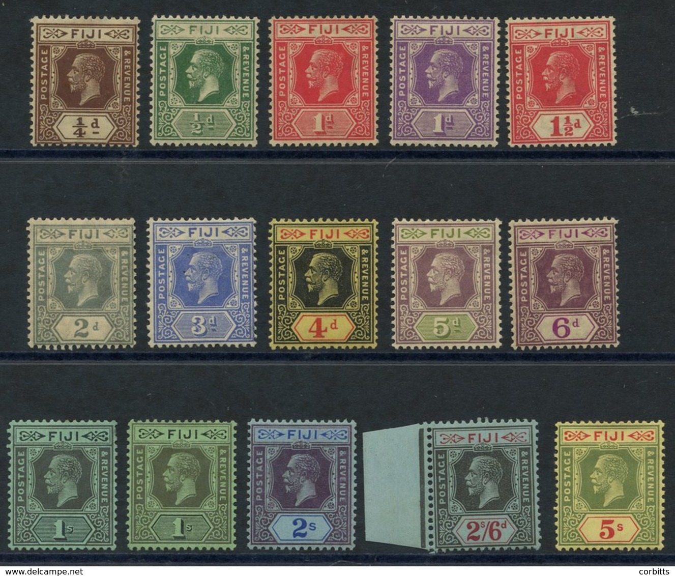 1922-27 MSCA Set, M (extra 1s), SG.228/241. Cat. £34 (15) - Autres & Non Classés