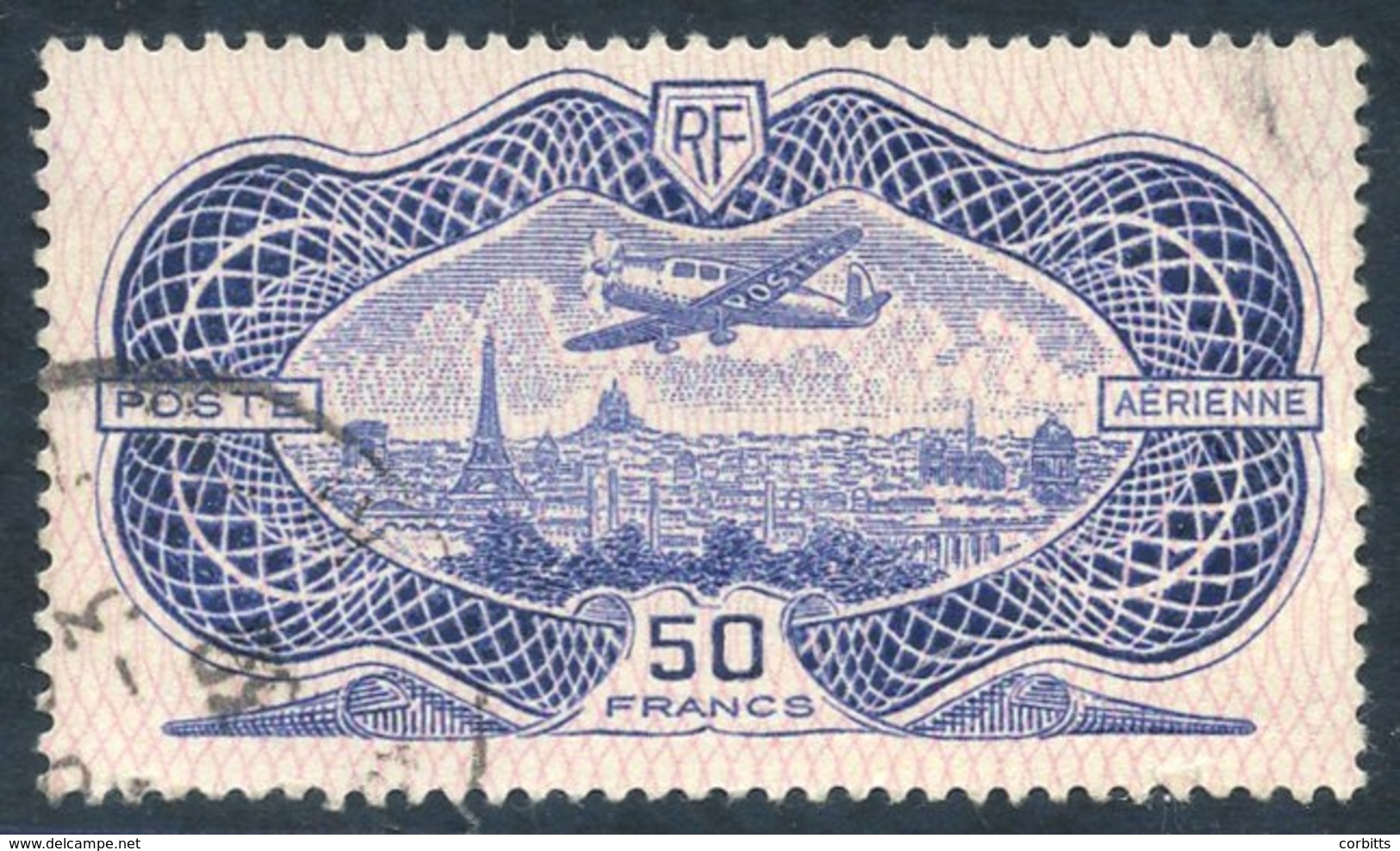 AIR: 1936 50fr 'Banknote' FU, Small Fault At Base, SG.541. (1) - Sonstige & Ohne Zuordnung