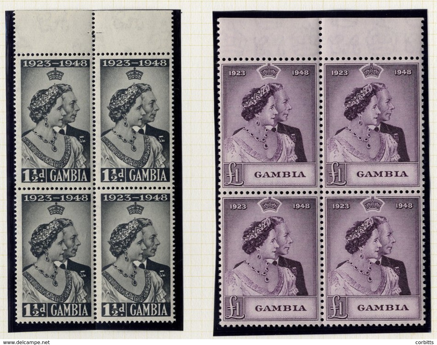 1937-49 KGVI M/UM Collection Incl. 1938-46 Defin Set (excl. 1½d SG.152b), 1948 Wedding Um Top Marginal Blocks Of Four Et - Sonstige & Ohne Zuordnung