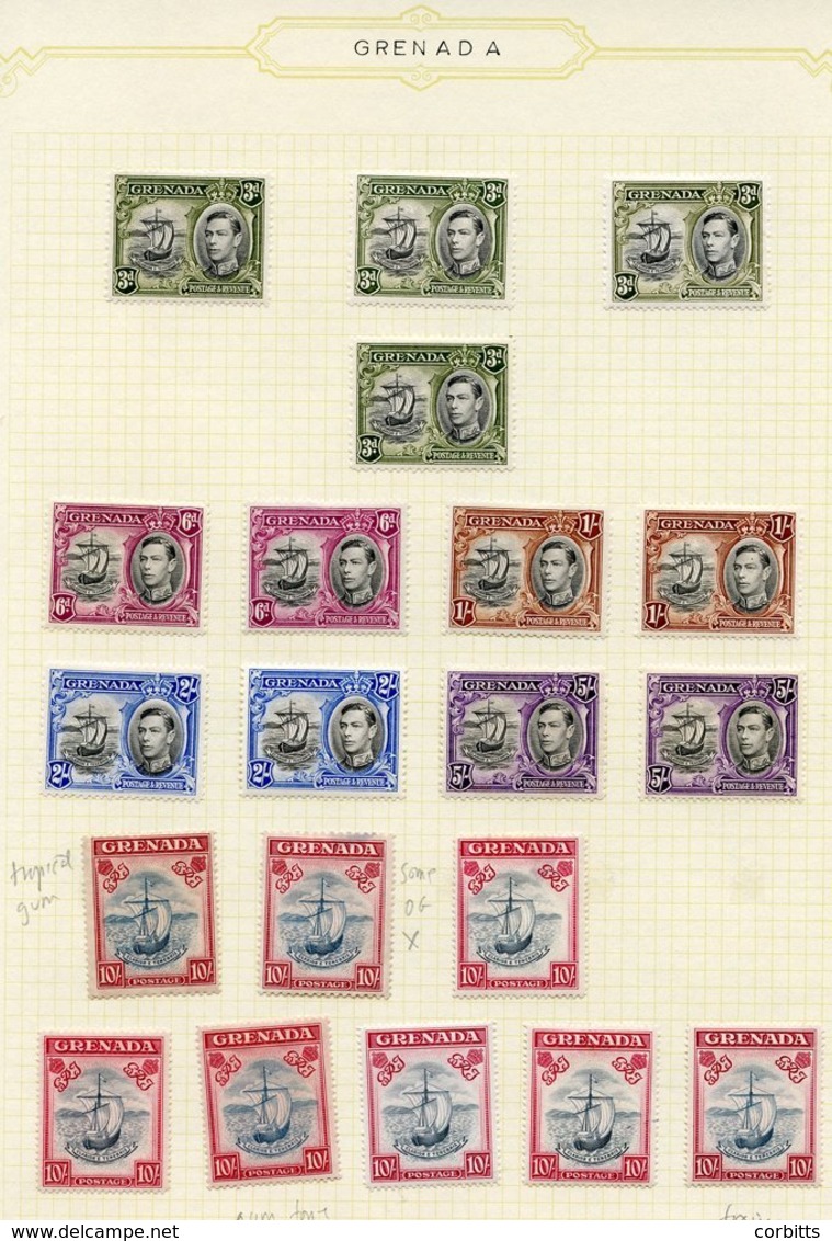 1934-67 Fine M Collection On Leaves Incl. 1934 Defin Set With Some Perf Variations, 1935 Jubilee Set, 1938 Defin Set Inc - Autres & Non Classés