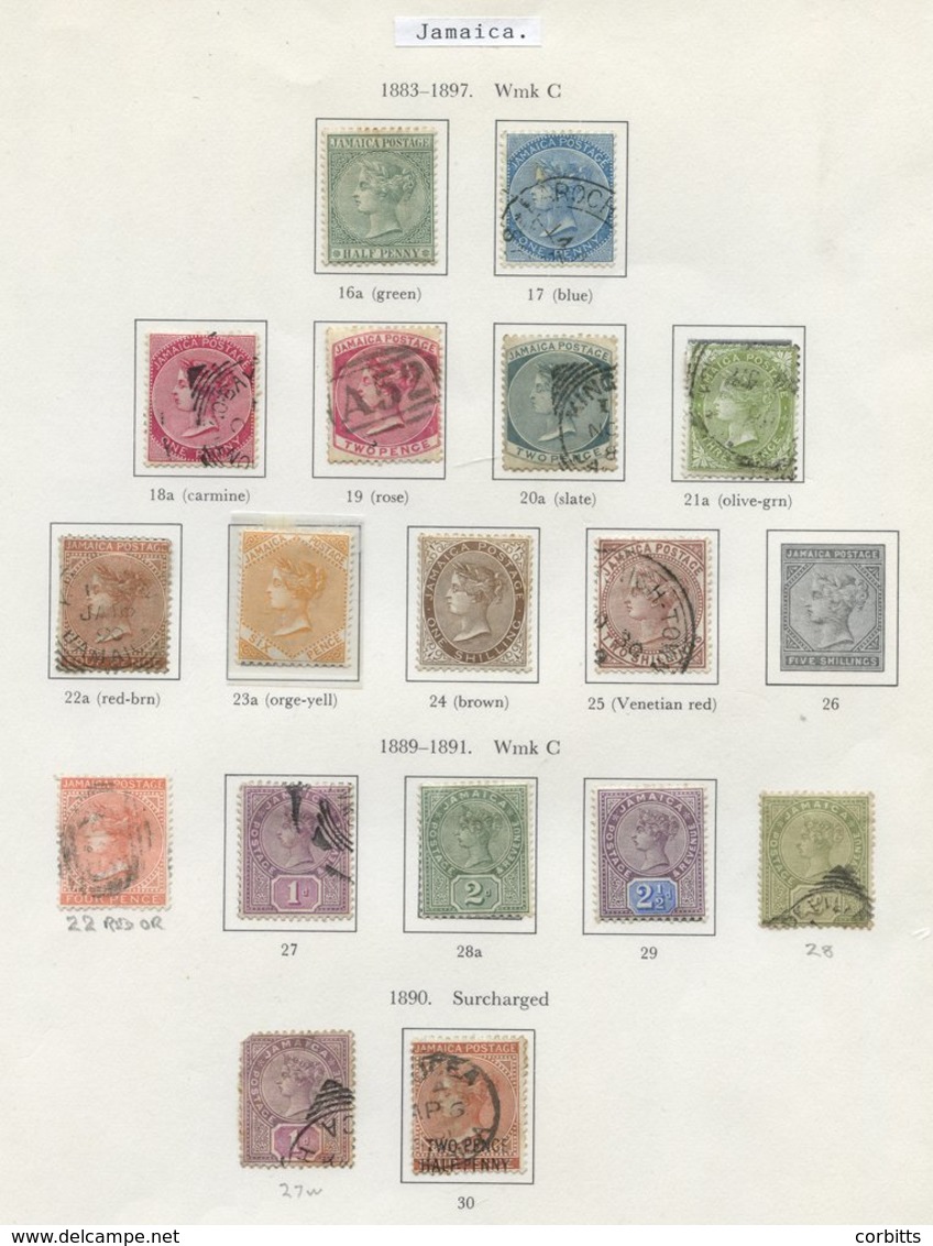 1883-1980's M  & U Collection Housed In A Ring Binder Incl. 1883-97 6d & 1s M, 2s FU, 1890 2½d On 4d FU, 1900-01 1d Fall - Autres & Non Classés