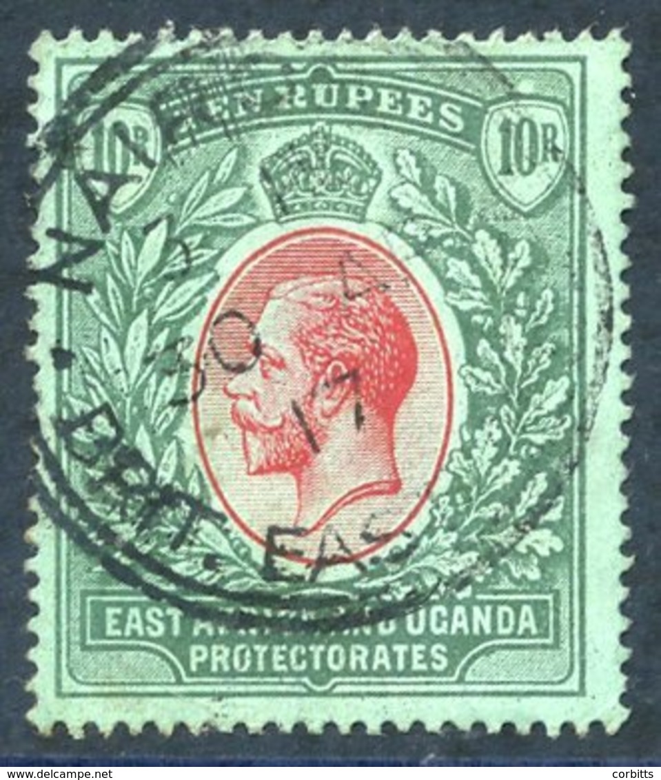 EAST AFRICA & UGANDA 1912-21 MCCA 10s Red & Green/green, VFU. 3?. 58 Cat. £350 - Sonstige & Ohne Zuordnung