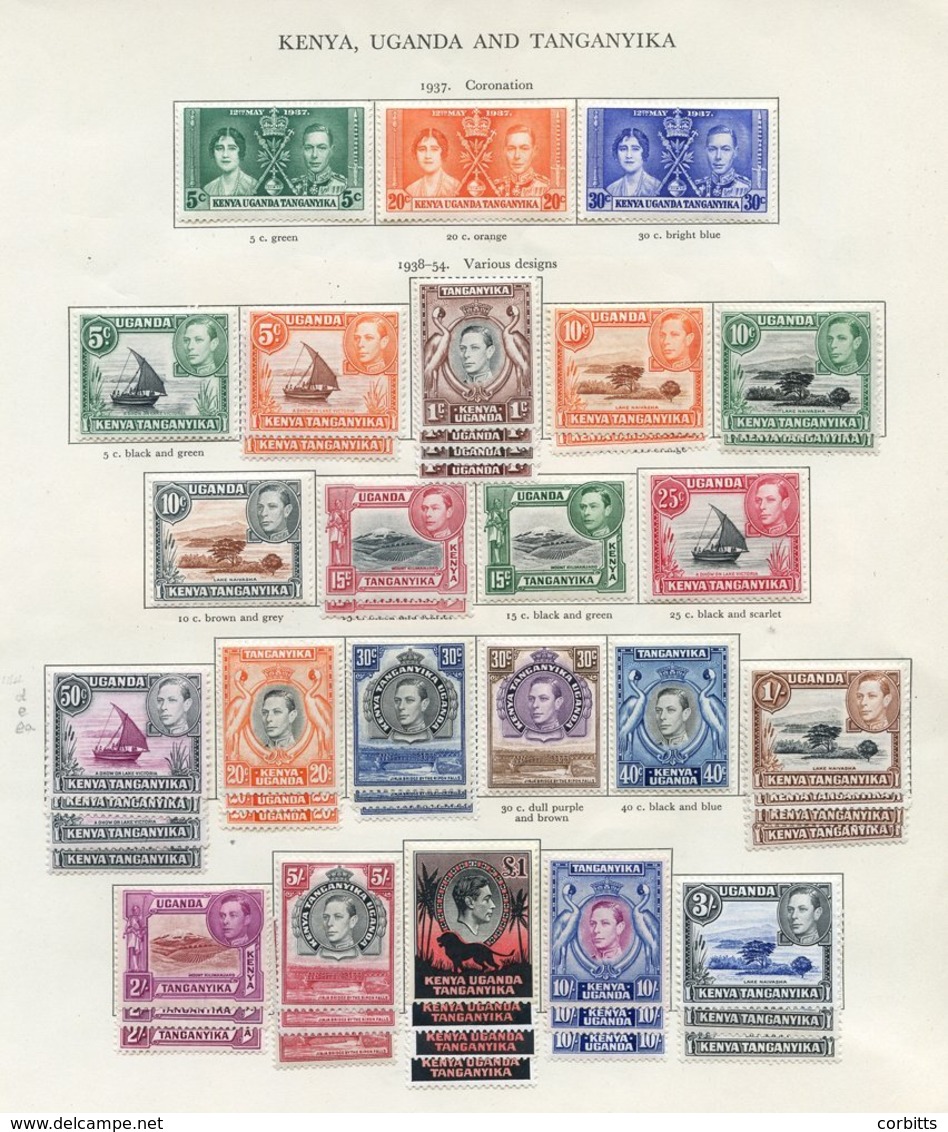 K.U.T 1937-52 Fine M KGVI Collection, Defins With Perf Variations Incl. 10c (3), £1 (4), 1948 Wedding Etc. Appears Compl - Autres & Non Classés