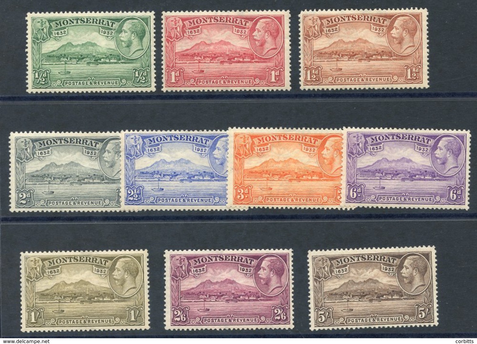 1932 Settlement Set M, Some Minor Toning, SG.84/93. Cat. £160 (10) - Autres & Non Classés