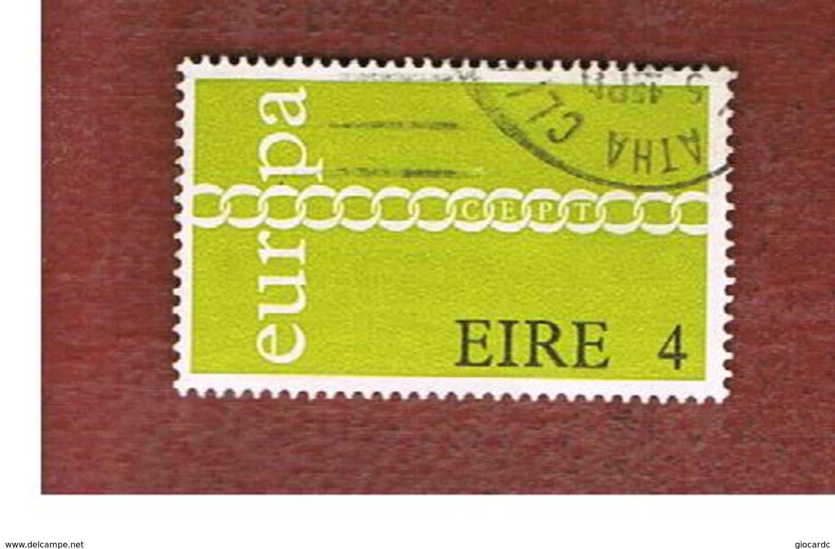 IRLANDA (IRELAND) -  SG 302  -    1971 EUROPA    - USED - Usati