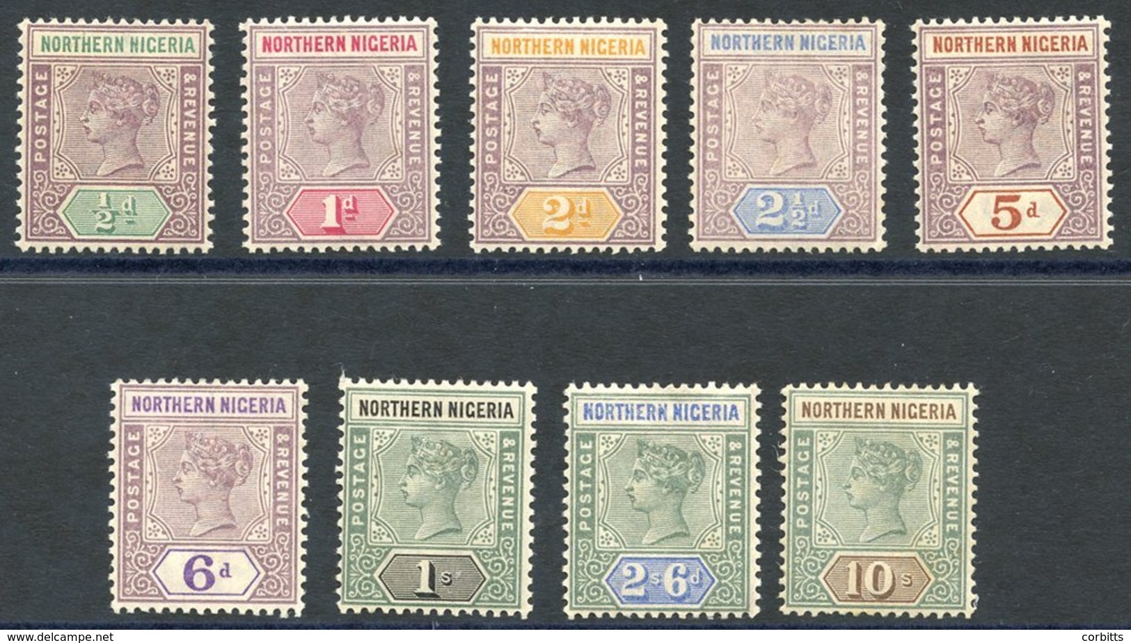 1900 CCA Set M, SG.1/9. Cat. £550 (9) - Sonstige & Ohne Zuordnung