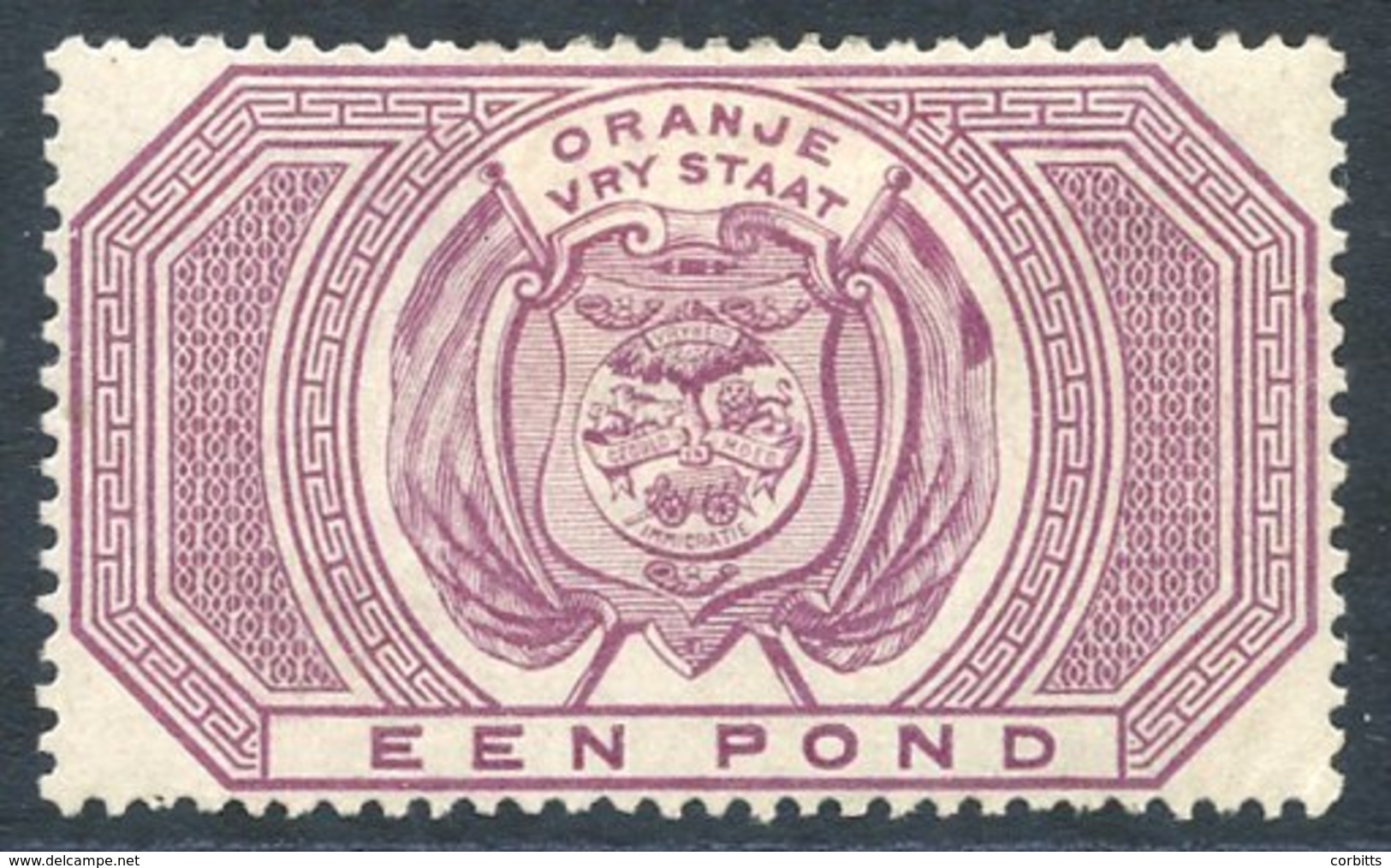 1882-86 Fiscal Stamps For Postage £1 Purple, Fresh M (very Minor Gum Bend - Hardly Detracts), SG.F13. (1) Cat. £120 - Sonstige & Ohne Zuordnung