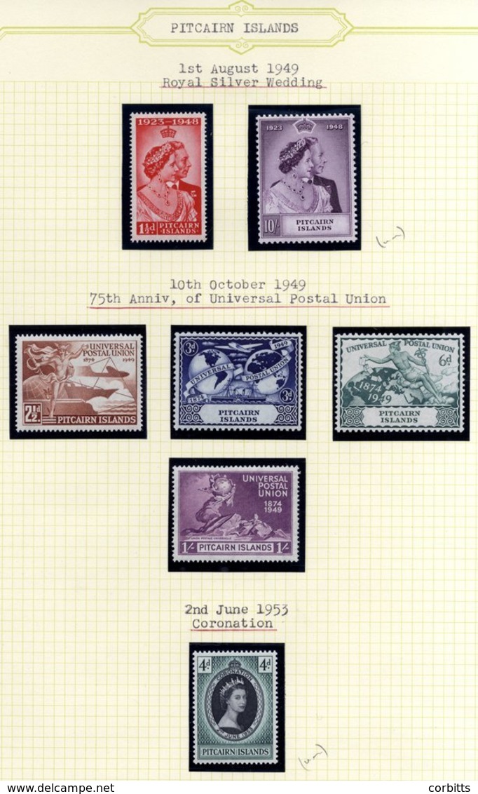 1940-80's M Or UM Collection On Leaves With Sets To 1969 Incl. 1948 Wedding Set UM. (259 + 7 M/s) Cat. £250 - Sonstige & Ohne Zuordnung