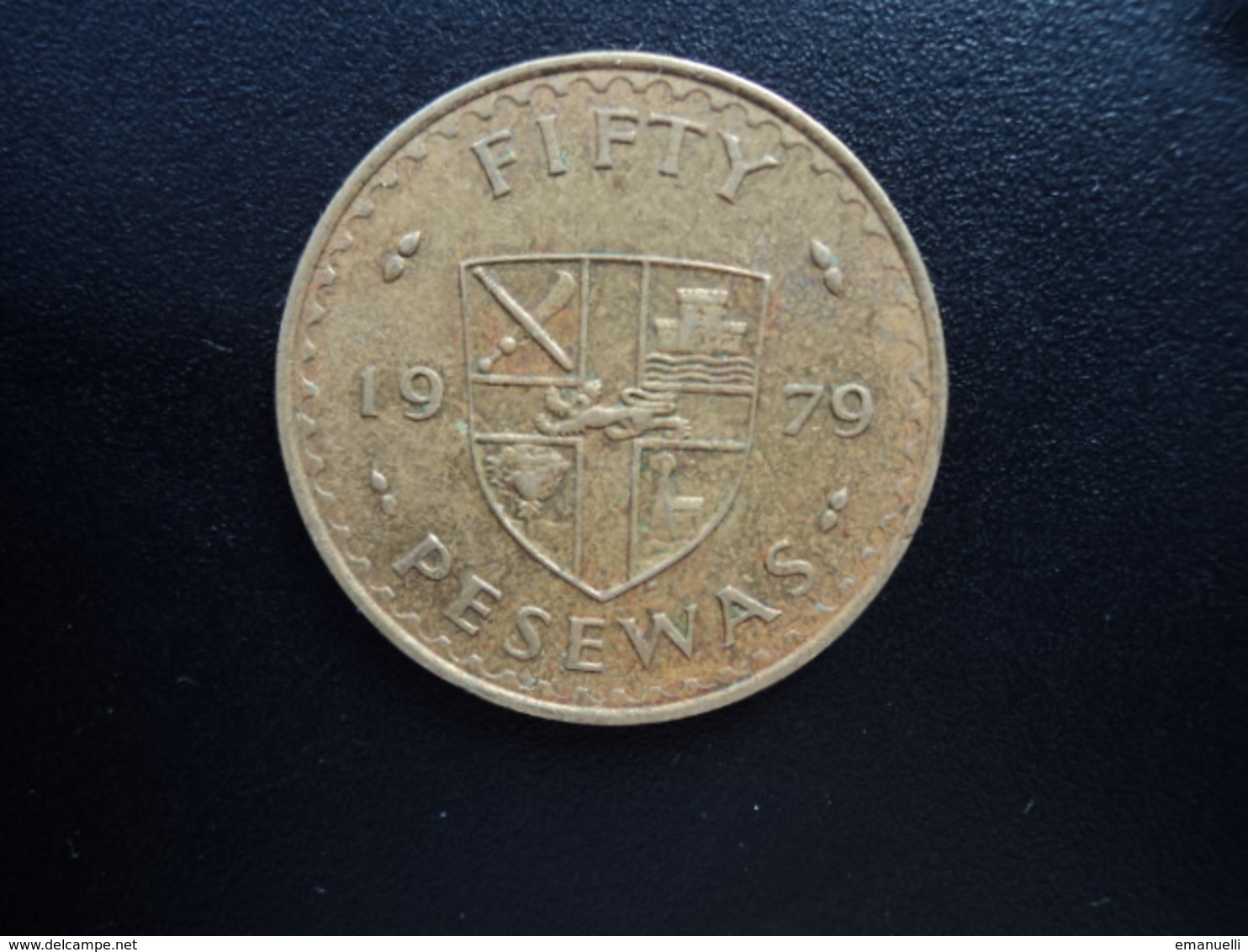 GHANA : 50 PESEWAS   1979   KM 18    TTB+ - Ghana