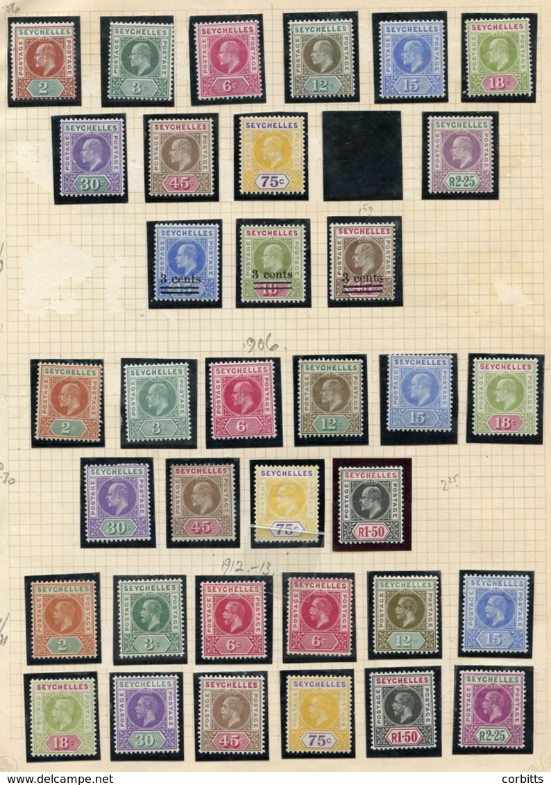 1903 CCA Set (excl. 1r.50) M, SG.46/56, 1903 Locally Surcharged Set M, SG.57/9, 1906 MCCA Set To 1r.50 M, SG.60/69, 1912 - Other & Unclassified