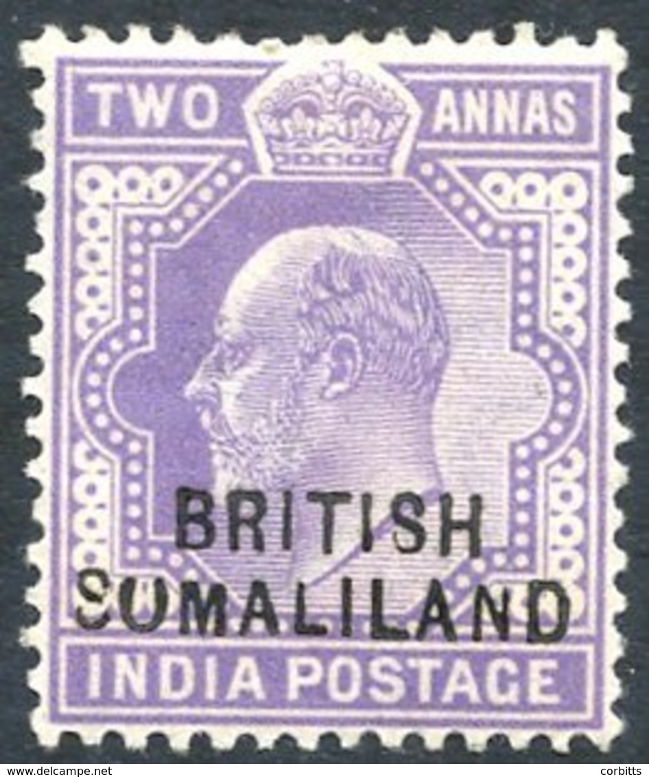 1911 2a Violet Variety 'SUMALILAND' For SOMALILAND, SG.27C, Fine M. (1) Cat. £225 - Sonstige & Ohne Zuordnung