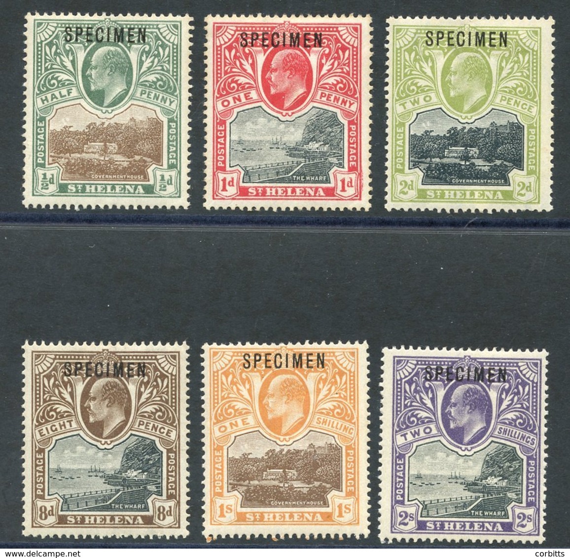 1903 CCC Set Optd SPECIMEN, Minor Gum Creases, SG.55/60. Cat. £275 (6) - Sonstige & Ohne Zuordnung