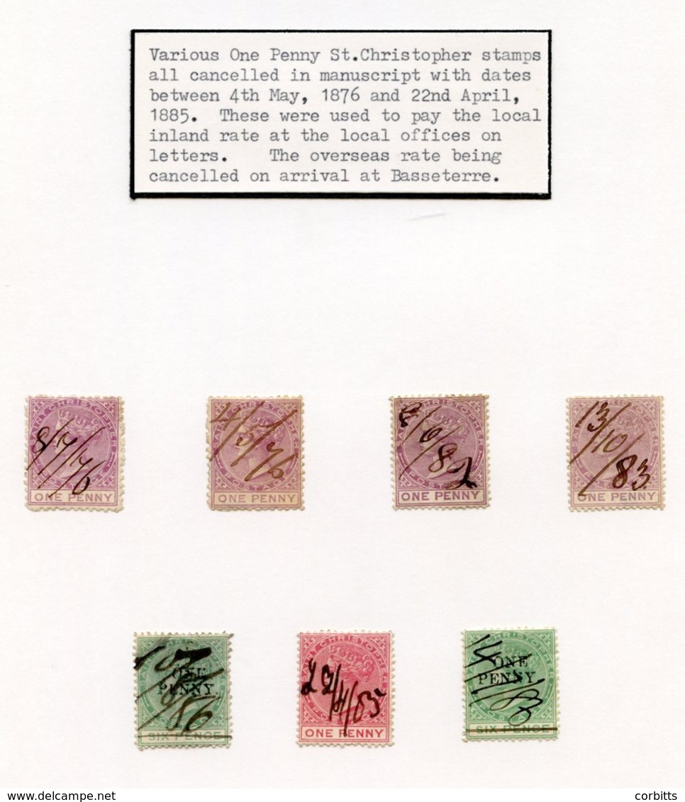 Small Group Of Loose Adhesives Comprising 1875 CC 1d Magenta (3), 1882-84 1d Dull Magenta & 1d Carmine-rose And 1886 (Ju - Sonstige & Ohne Zuordnung