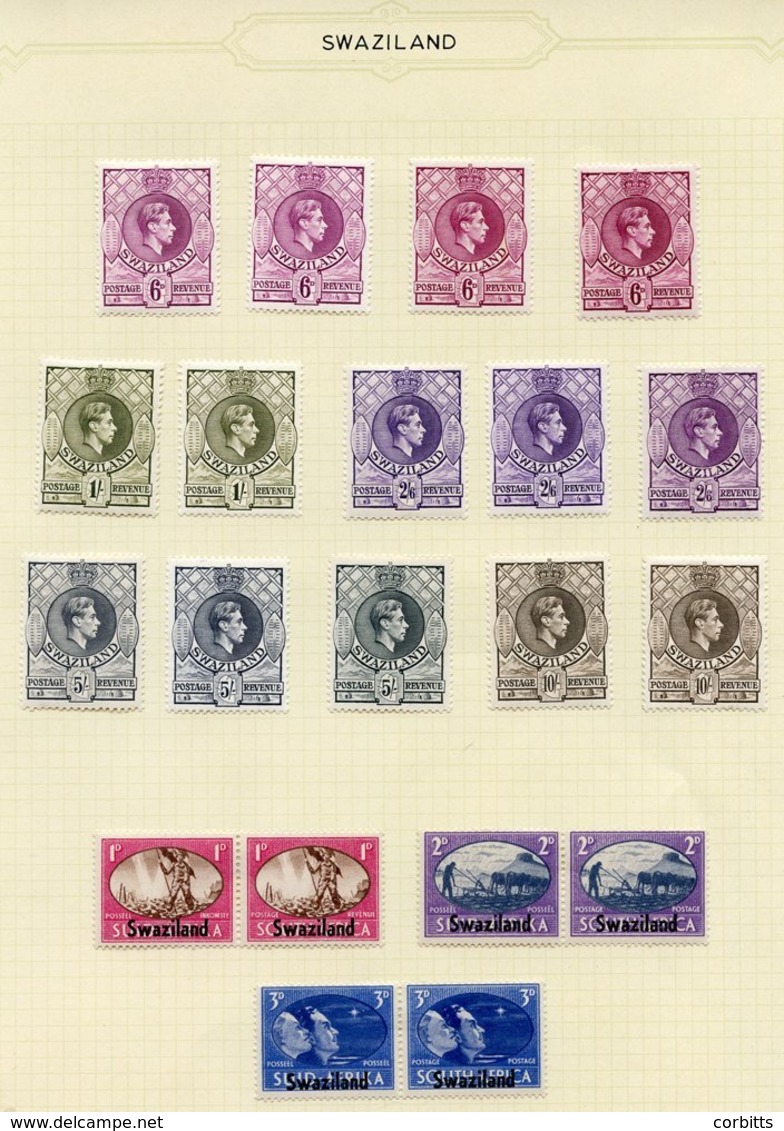 1935-67 Fine M Collection On Leaves Incl. 1933 KGV Set To 1s, 1935 Jubilee Set, 1938 KGVI Defin Set + Perf Variations, 1 - Sonstige & Ohne Zuordnung
