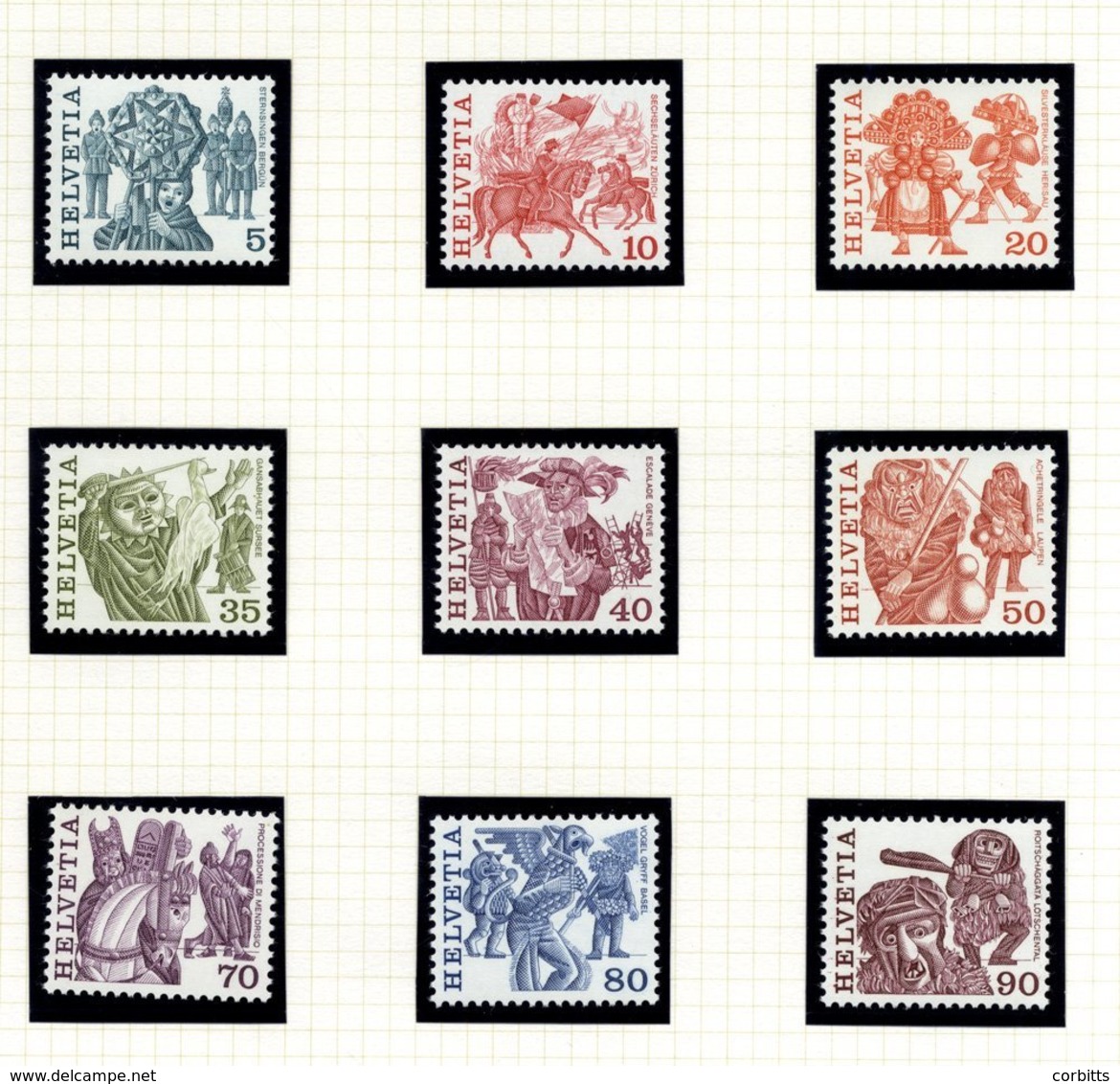 1965-79 Collection Of UM Stamps & M/sheets In Black Mounts In A Senator Album, Virtually Complete. Cat. £500+ - Autres & Non Classés