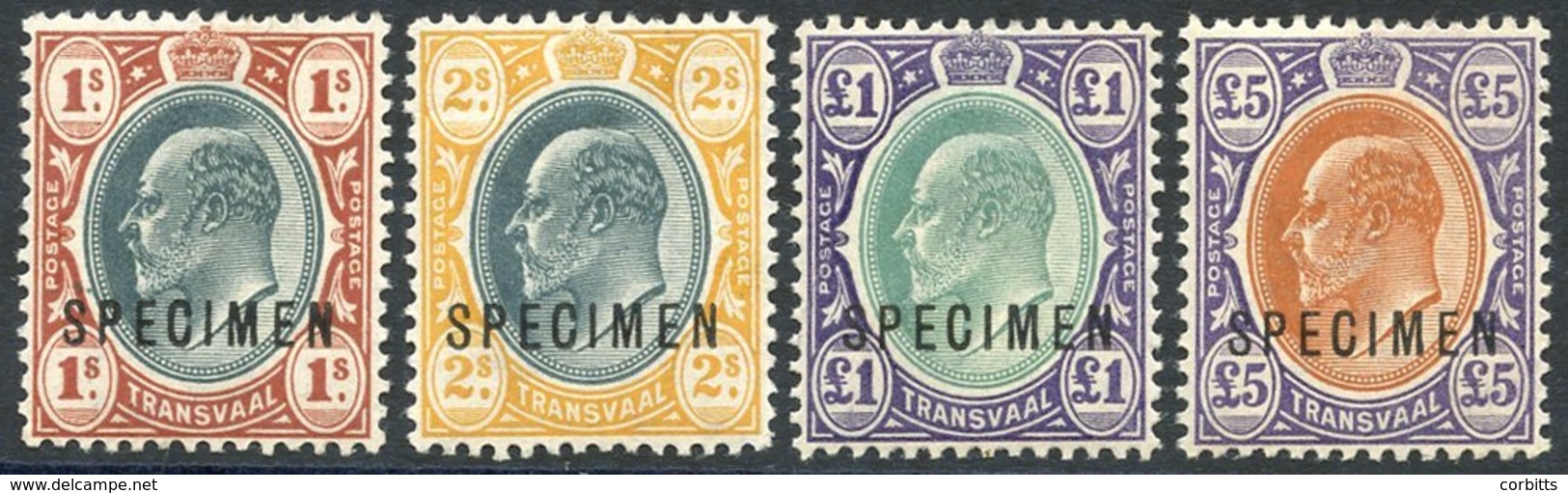 1903 Set Of Four To £5 Ovpt SPECIMEN, Fresh, SG.256/9. (4) Cat. £275 - Sonstige & Ohne Zuordnung