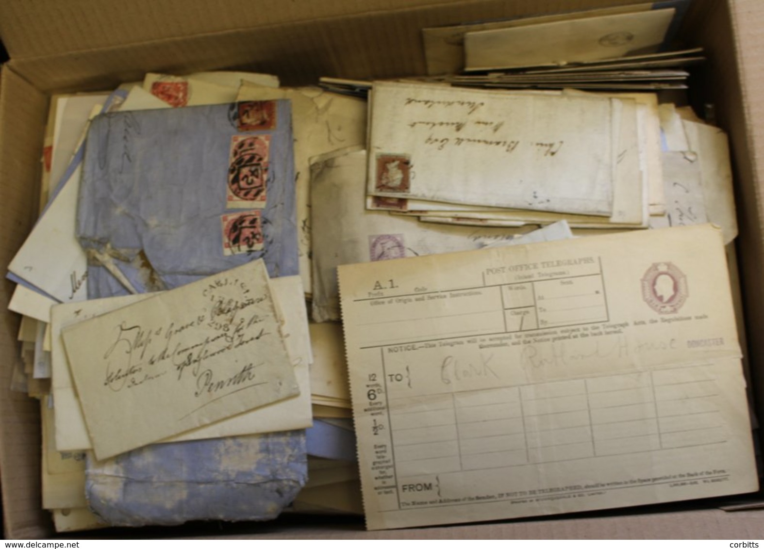 MISCELLANEOUS ACCUMULATION Of Approx 550 Items Of Postal History QV-QEII, Many Common, Odd Better Items Included. Mixed  - Sonstige & Ohne Zuordnung