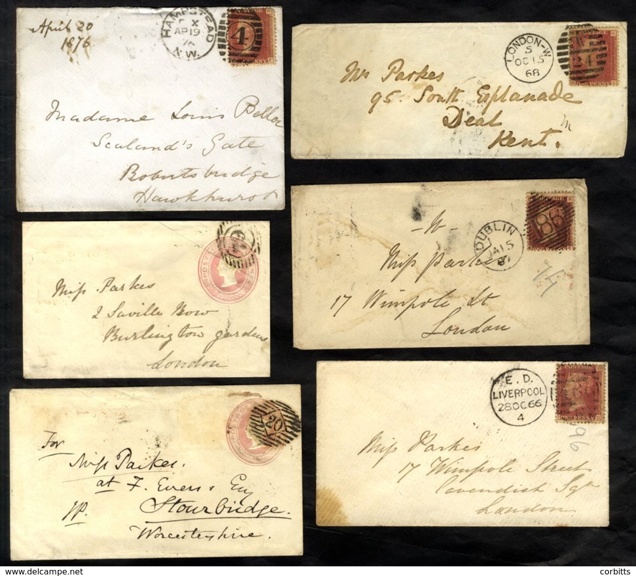 Collection Of Envelopes Relating To The Families Of Hilaire Belloc (1870-1953) Poet & Writer, Examples Covering The Year - Sonstige & Ohne Zuordnung