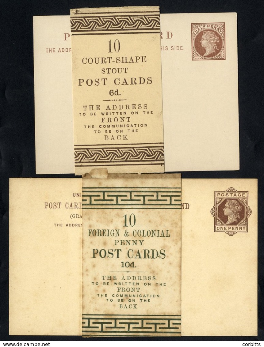 QV-QEII Selection Of 37 Unused Envelopes, Postcards Or Reg Letters Each With The Relevant Wrapper Band, QV (9), KGV (4), - Sonstige & Ohne Zuordnung