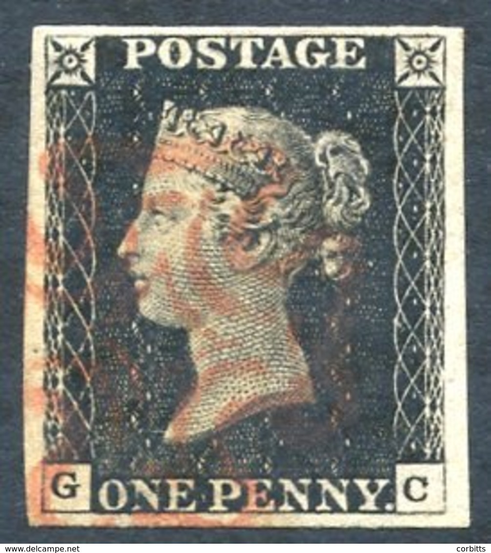 Plate 1b GC, Good To Large Margins, Fine Red MC. - Autres & Non Classés