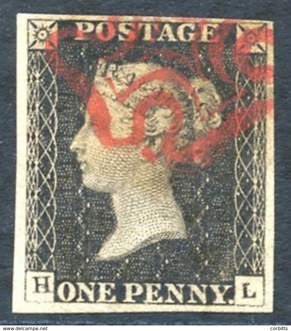 Plate 3 HL, Good To Large Margins, Fine Red MC. A Handsome Stamp. - Autres & Non Classés