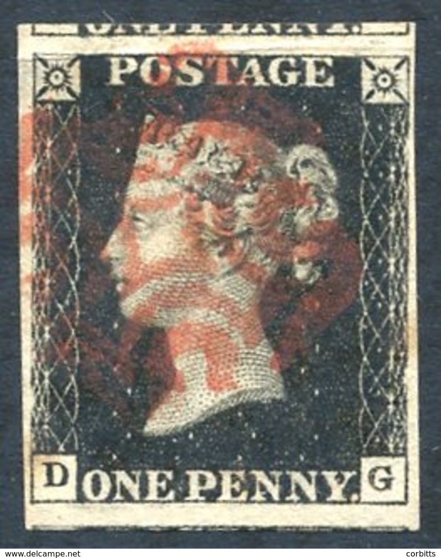 Plate 5 DG, Good To Large Margins, Portions Of Adjoining Stamps Visible At Top & At Base, Minor Tones On Reverse. - Autres & Non Classés