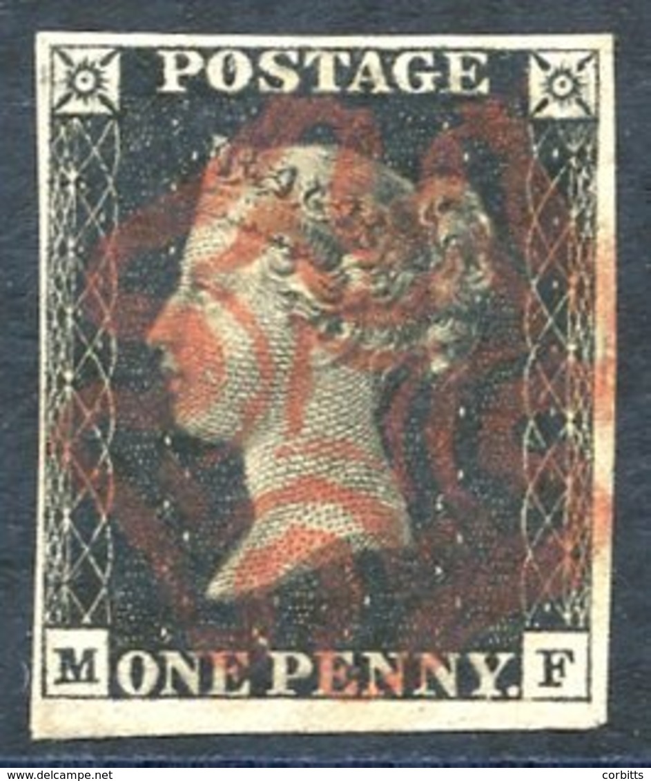 Plate 6 MF, Clear To Very Large Margins, Fine Red MC. - Autres & Non Classés