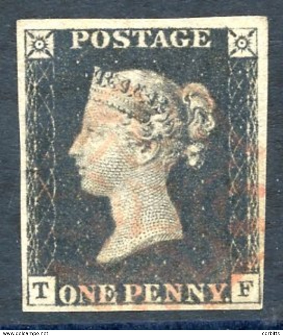 Plate 8 TF, Good To Large Margins, Fine Red MC. - Autres & Non Classés