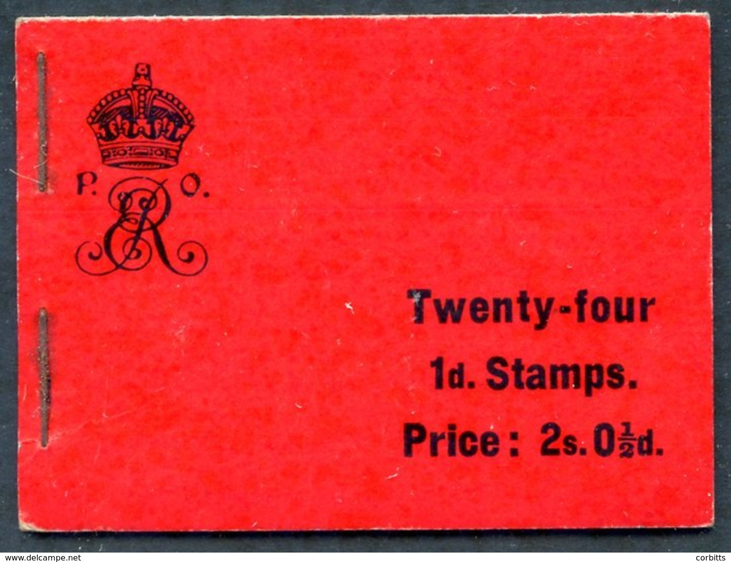 1904 2s Red (SG.BA1), All Panes Inverted. Generally VF Condition Apart From A Few Marks On Inside Back Interleaf & Sligh - Autres & Non Classés