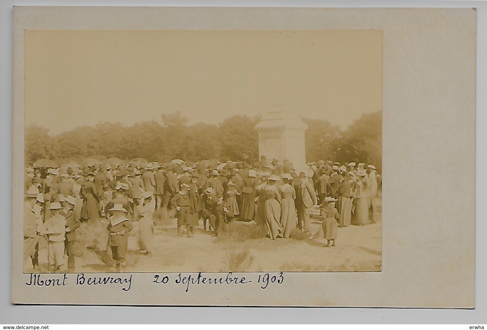 MONT BEUVRAY 1903 PHOTO Carte MORVAN Château Chinon Lormes Fours Nevers Nièvre Dijon Auxerre Saulieu Chalon Sur Saône .. - Autres & Non Classés