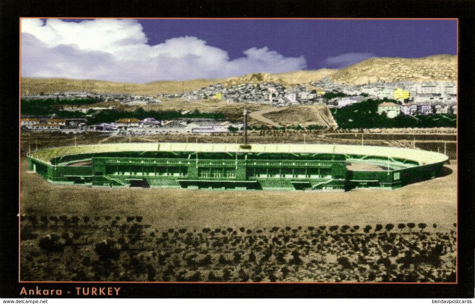 Turkey, ANKARA, Eryaman Stadyumu M.K.E. Ankaragücü (1999) Stadium Postcard - Football