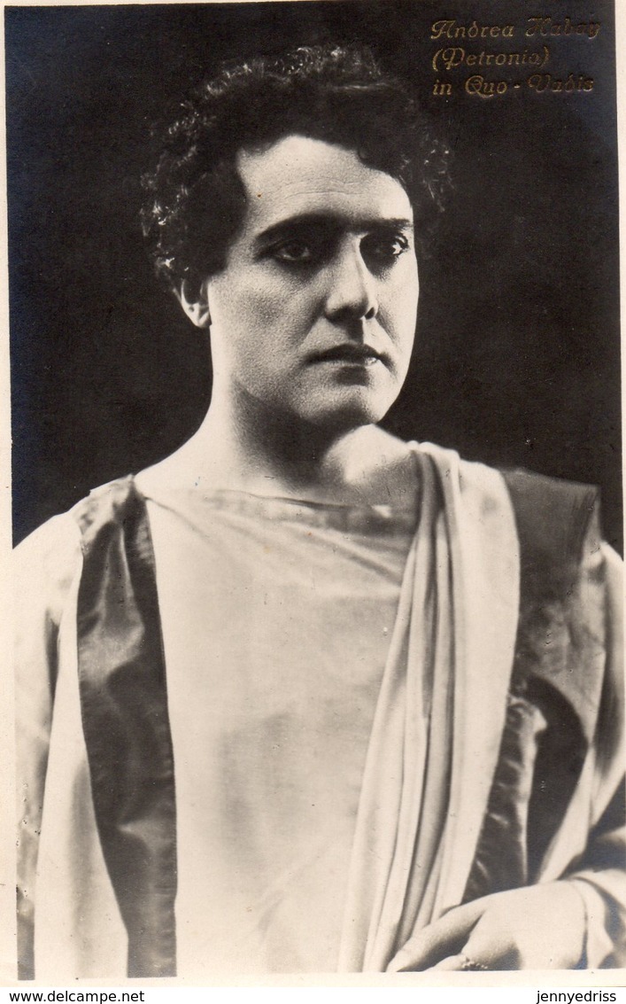 QUO  VADIS  ,  Film Muto  Del 1924  Regia Gabriellino  D Annunzio  E  Georg Jacoby , Attore  Andrea  Habay - Attori
