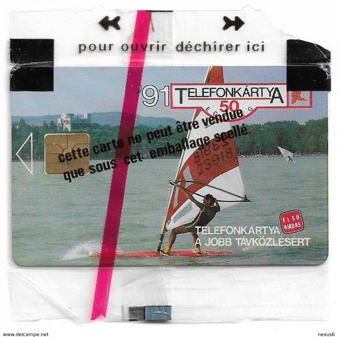 Hungary - Matáv - Balaton Surf (No Moreno/Black Gemplus) 06.91, NSB - Hongrie