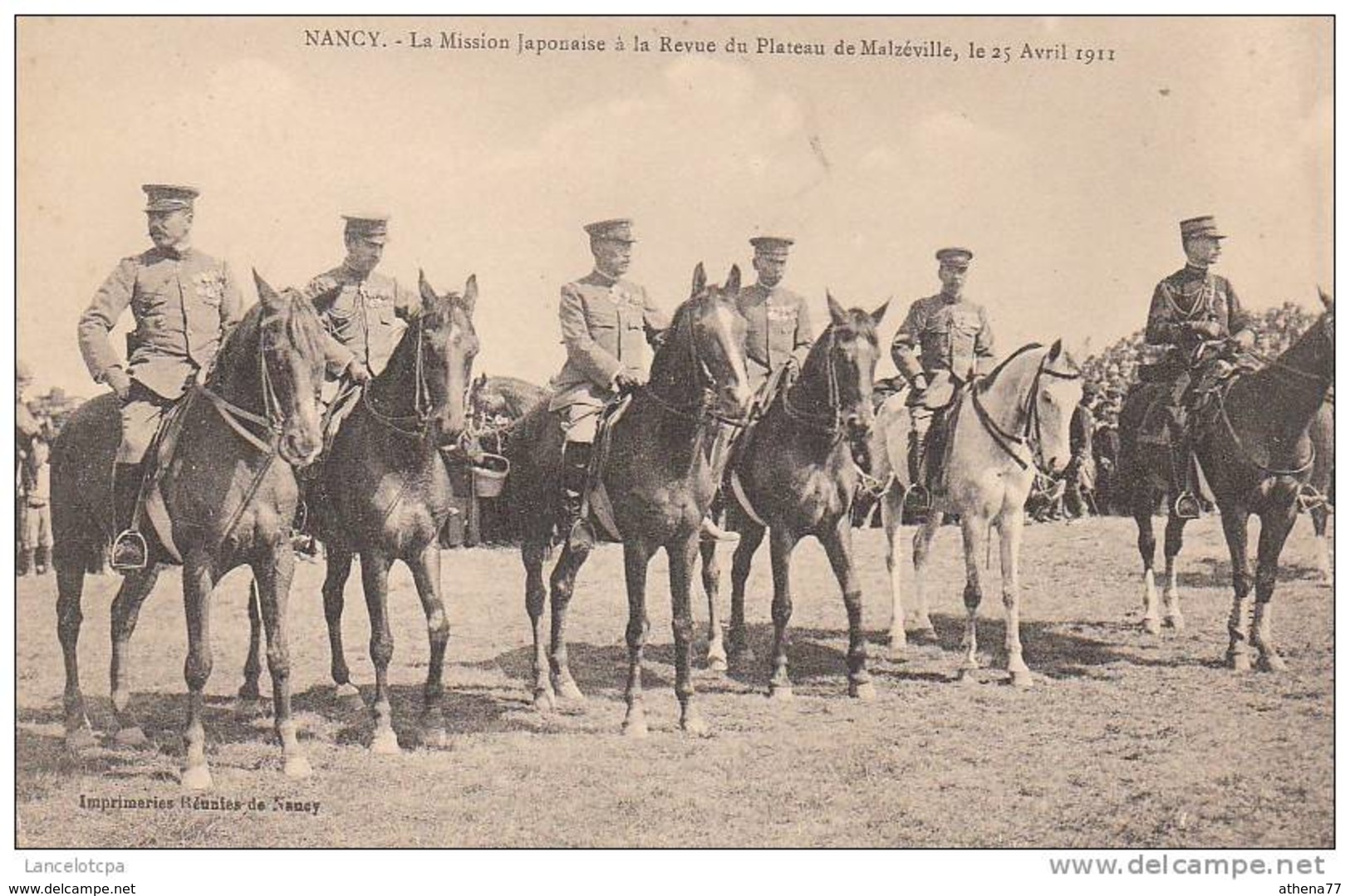 54 - NANCY / LA MISSION JAPONAISE A LA REVUE DU PLATEAU DE MALZEVILLE Le 25 AVRIL 1911 - Nancy