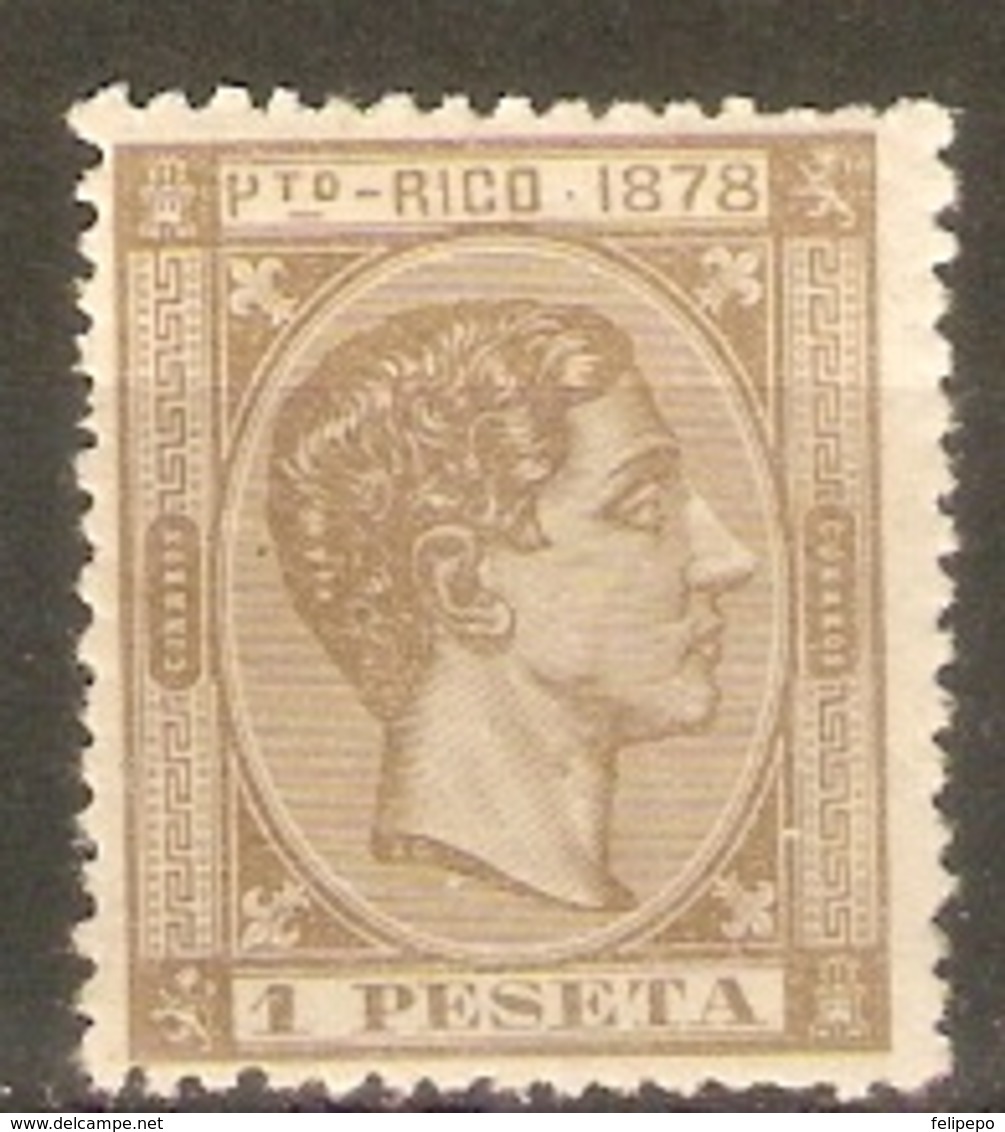 PUERTO RICO 1878 EDIFIL  22* NUEVO - Puerto Rico