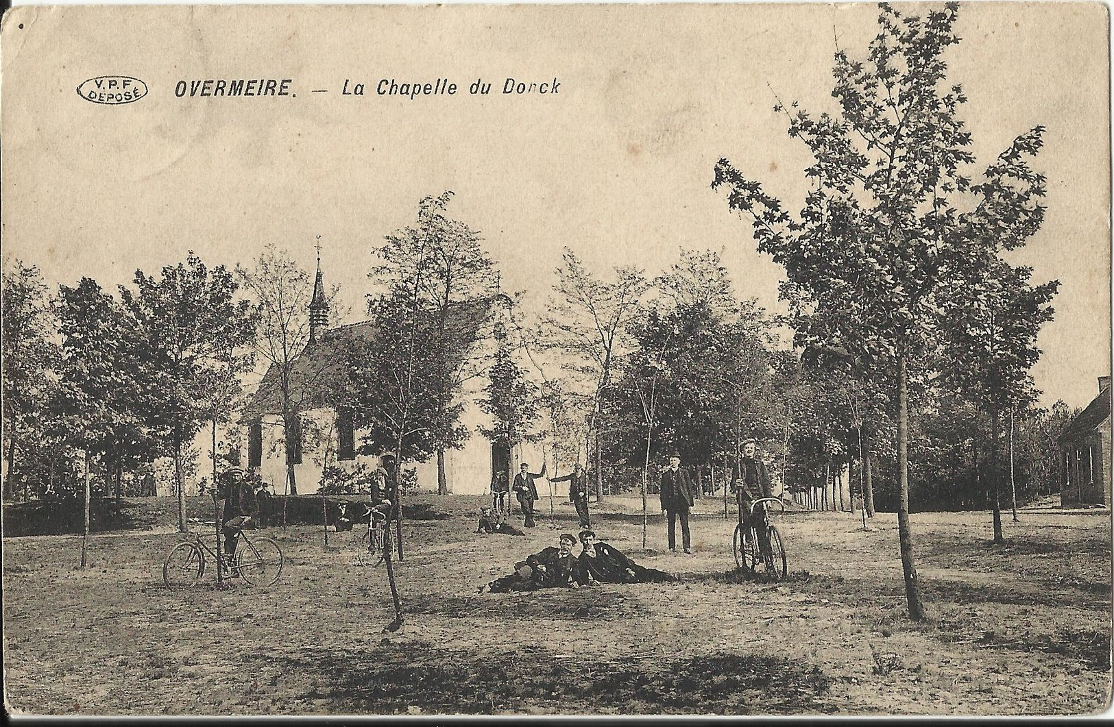 OVERMERE (Berlare) - Overmeire - Donck La Chapelle Du Donck 1912 - Berlare
