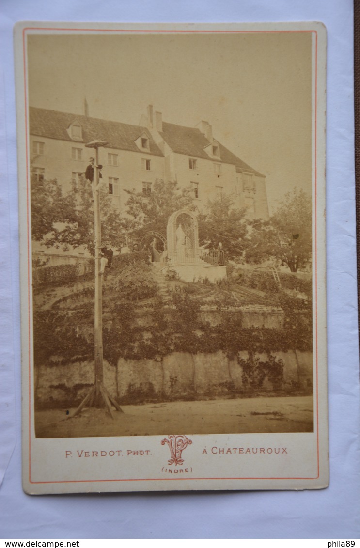 Photo 14 Cm X 10 Cm-personnes Grimpant A Un Mat-P.Verdotphoto  A Chateauroux-collee Sur Un Support Fort - Lieux