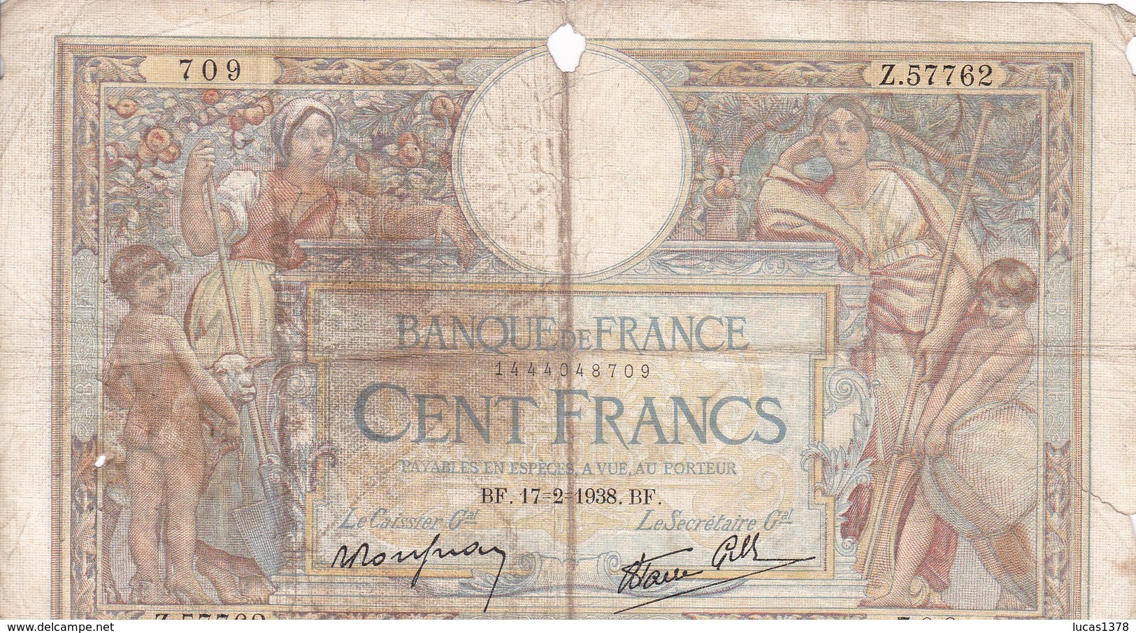 FRANCE 100 FRANCS MERSON  17/02/1938 / RARE / COTE ++ - 100 F 1908-1939 ''Luc Olivier Merson''