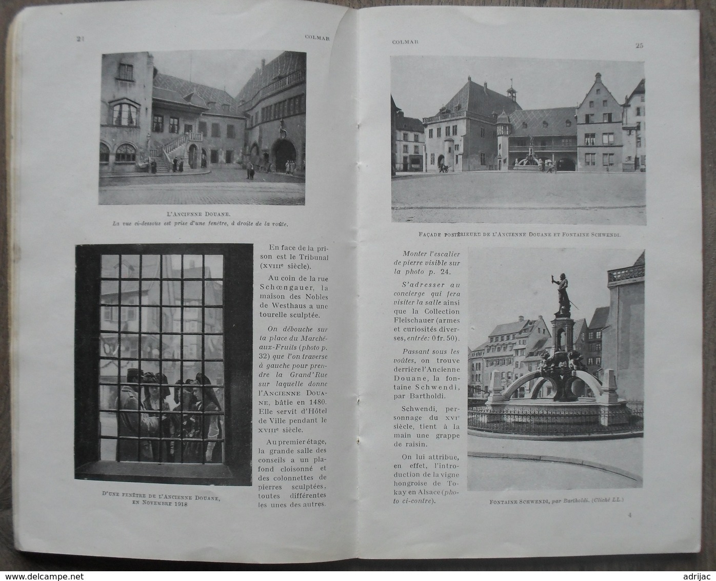 guides illustrés Michelin des champs de bataille Colmar Mulhouse Schlestadt 1920 Hansi .16. scans