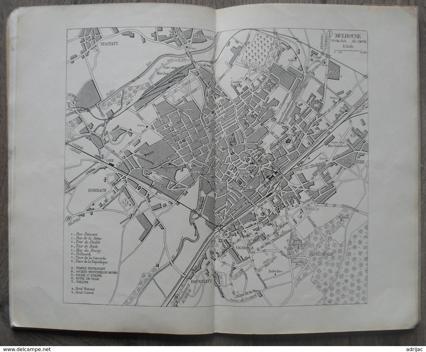 guides illustrés Michelin des champs de bataille Colmar Mulhouse Schlestadt 1920 Hansi .16. scans