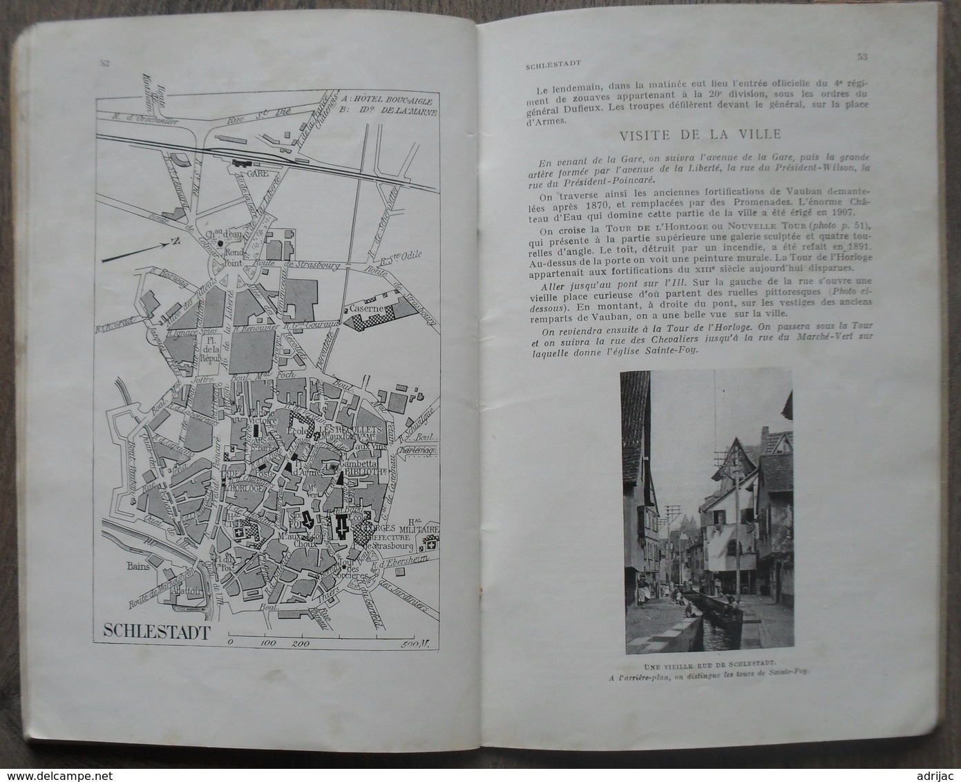 guides illustrés Michelin des champs de bataille Colmar Mulhouse Schlestadt 1920 Hansi .16. scans