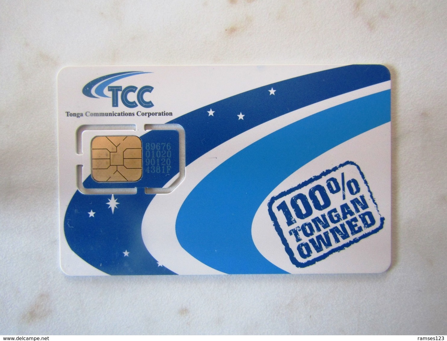 SIM   GSM   VERY RARE   TCC   UCALL   TONGA TOP   MINT - Tonga