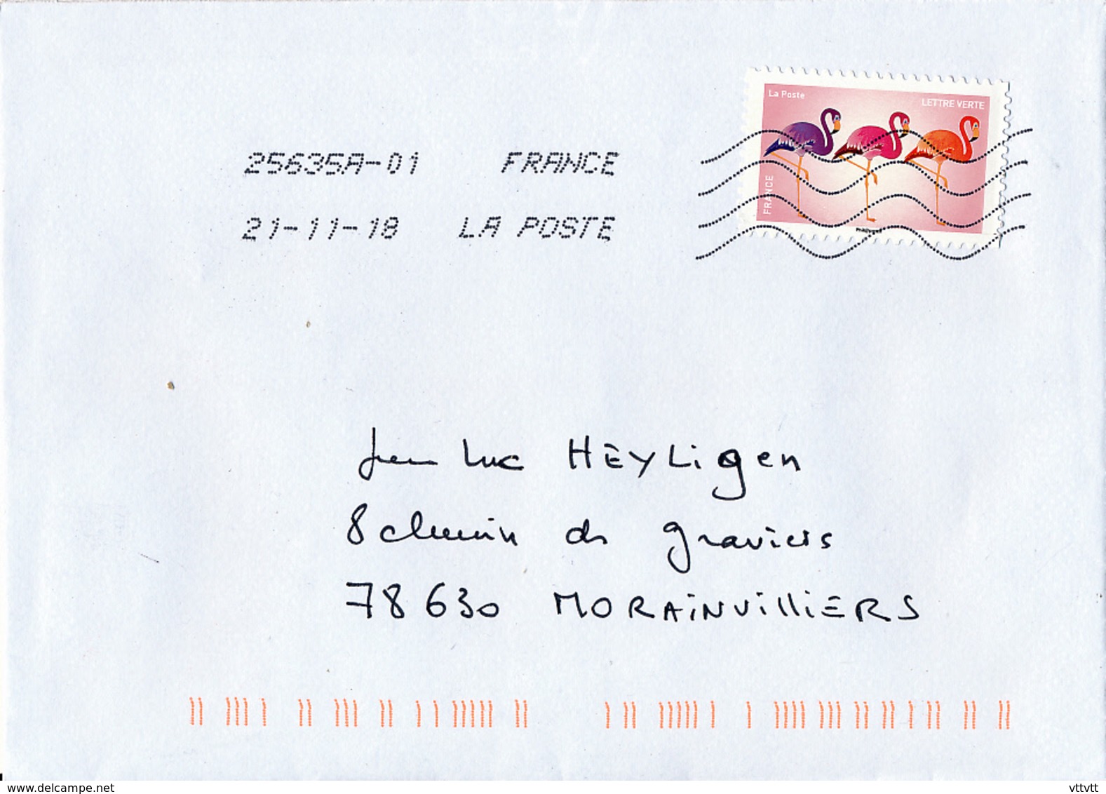 2018 : Timbre Postal Adhésif "EMOJI", Seul Sur Lettre - 1961-....