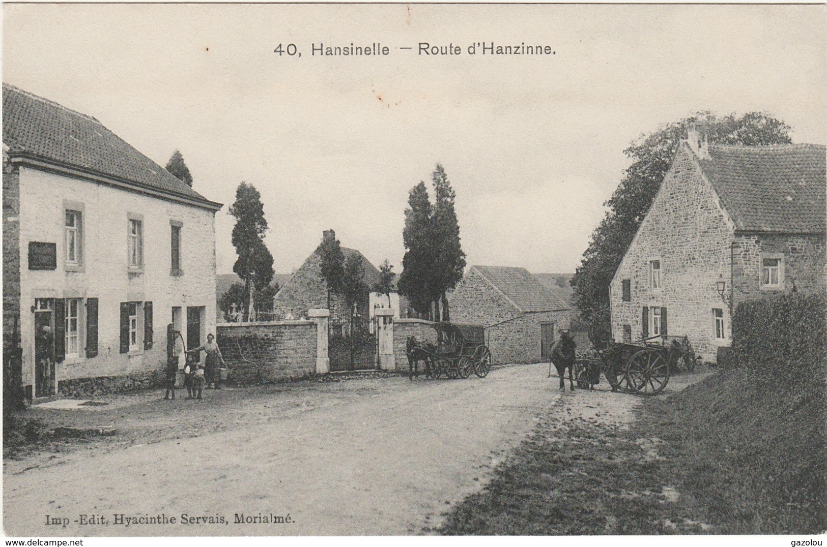 A VOIR !  HANSINELLE. HANZINELLE. Route D' Hanzinne Prés De Biesme Et Morialmé. - Sonstige & Ohne Zuordnung