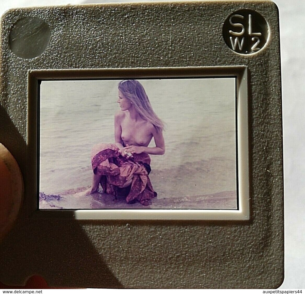 Diapositive Photo Originale Naturiste & Naturisme - FKK - Pin-Up Nue - Nudisme - Vacances & Nu En Liberté ! 1970's - Dias