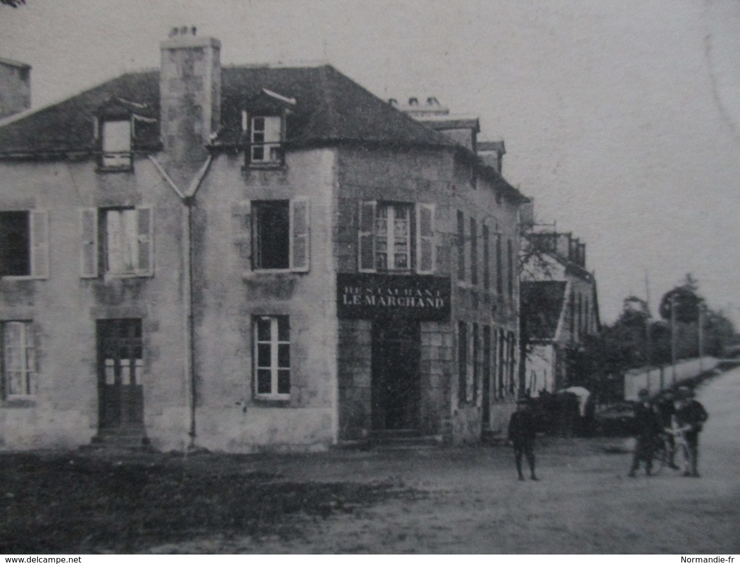 CPA CPSM CP CÔTES D'ARMOR 22 LOUDEAC V1910 NOUVEAU BOULEVARD Près GARE Restaurant LEMARCHAND  ED PA LE MOEL Pléniet B/TB - Loudéac