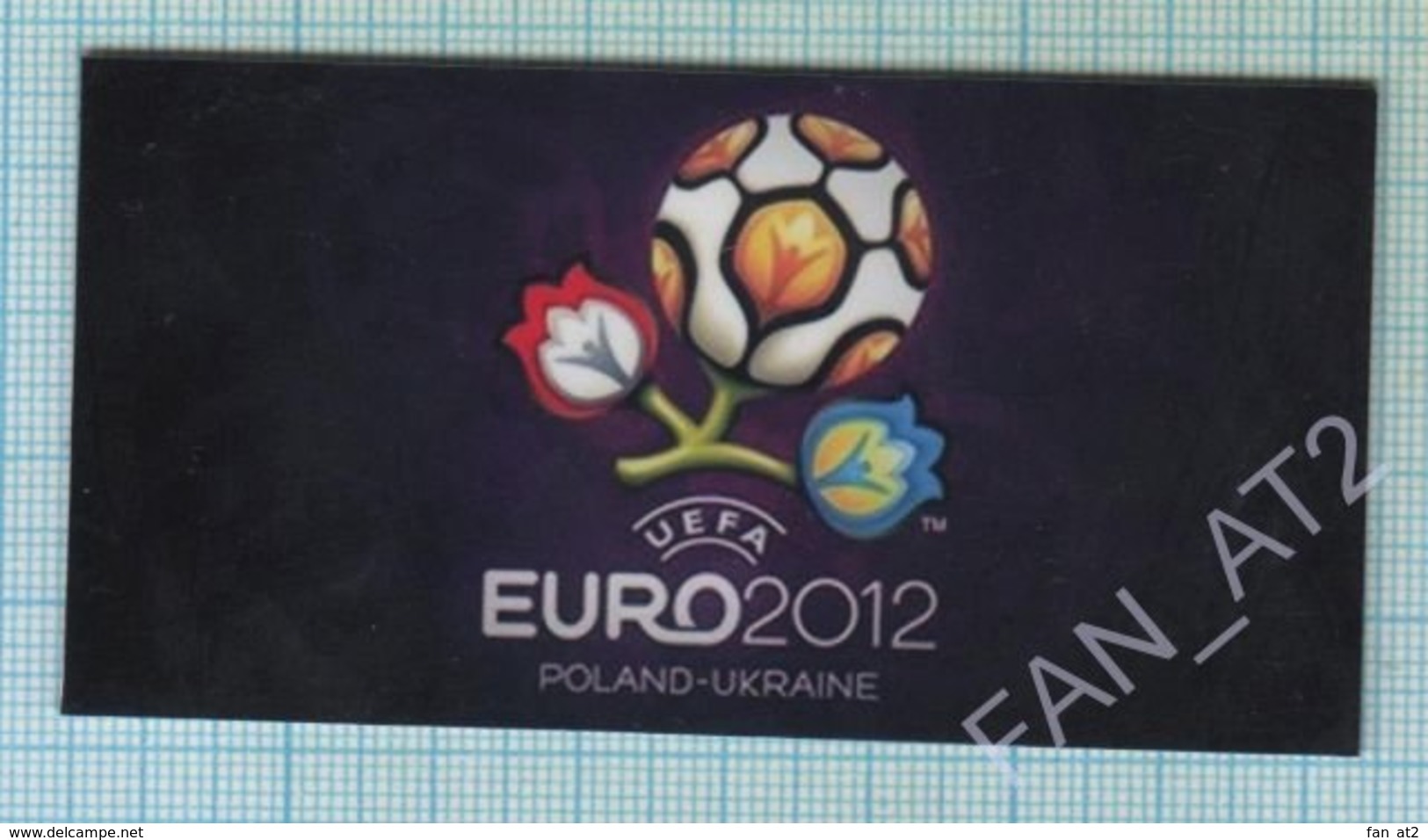 UKRAINE / Flexible Magnet / Football Europe Championship UEFA EURO 2012 Poland Polska. - Sports